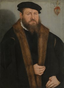 Miehen muotokuva, 1557 tekijältä Lucas Cranach the Younger