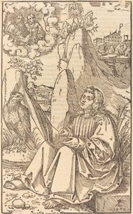 Pyhä Johannes maisemassa tekijältä Lucas Cranach the Younger