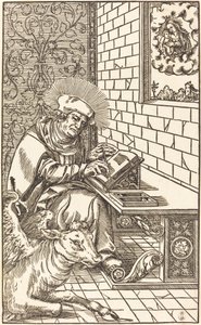 Pyhä Luke tekijältä Lucas Cranach the Younger