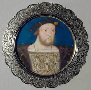 Henrik VIII, Englannin kuningas Pienoiskuva pergamentille, ...
