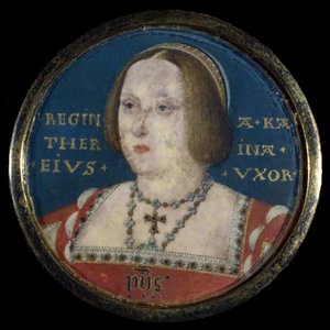 Kuningatar Katariina Aragonian muotokuva 1485-1536, n. 1525