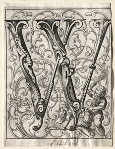 Uusi ABC-vihkonen: W, 1627. tekijältä Lucas Kilian