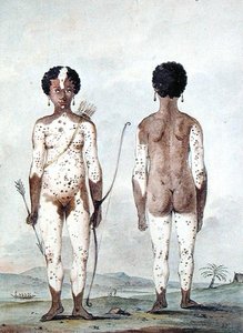 "Petite fille negre nee Lille St. Lucia", n. 1795 (akvarelli paperille) tekijältä Lucas Lucas