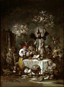 Allegorinen kapriisi. Ahneus