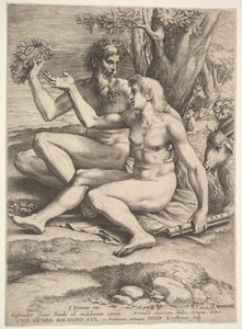 Kaksi alastonpaimenta, 1600-luku.