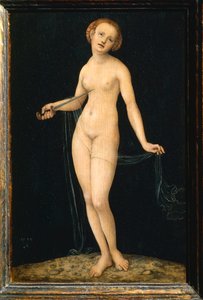 Itävalta, Wien, maalattu kuva Lucretiasta tekijältä Lucas the Elder Cranach