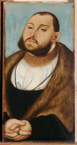 John Frederick I, Saksin vaaliruhtinas (1503-1554), kirjoittanut Cranach, Lucas, vanhempi (1472-1553). Öljy puulle tekijältä Lucas the Elder Cranach