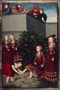 Kuningas Daavid ja Batseba tekijältä Lucas the Elder Cranach