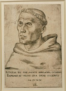 Martin Luther ... (kaiverrus) tekijältä Lucas the Elder Cranach