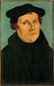 Martin Luther öljy puulle ... (öljy puulle) tekijältä Lucas the Elder Cranach