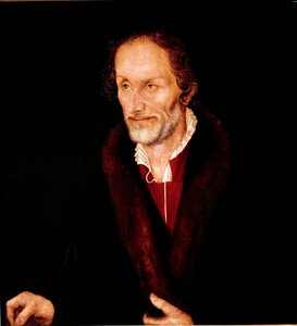 Muotokuva Philippe Melanchtonista (Philipp Schwartzerd tekijältä Lucas the Elder Cranach