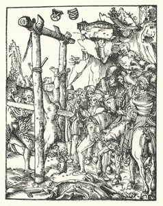 Simon, kahdentoista apostolin marttyyrikuolema tekijältä Lucas the Elder Cranach