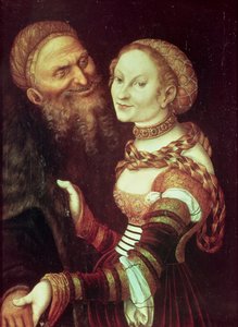 Rakkaussairas vanha mies tekijältä Lucas the Elder Cranach
