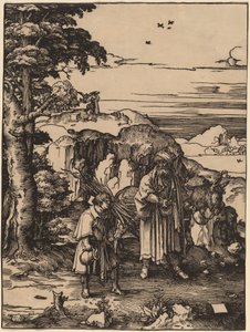 Abraham uhraa Iisakin tekijältä Lucas van Leyden