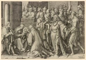 Maagien palvonta tekijältä Lucas van Leyden