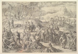 Golgata Golgata, 1517. tekijältä Lucas van Leyden
