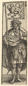 Dirk Hollannin ensimmäinen kreivi, 1517. tekijältä Lucas van Leyden