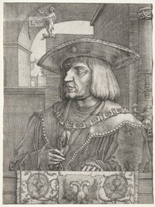 Keisari Maximilian I tekijältä Lucas van Leyden