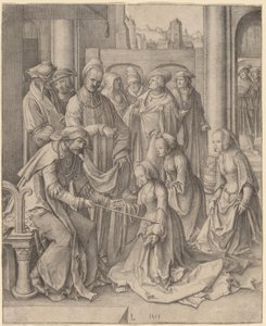 Ester ennen Ahasverusta tekijältä Lucas van Leyden