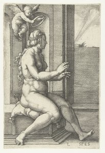 Pino Spes (otsikko objektissa) Seitsemän hyvettä (sarjan nimi) tekijältä Lucas van Leyden