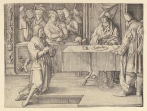 Joseph tulkitsee faaraoiden unia, 1512. tekijältä Lucas van Leyden