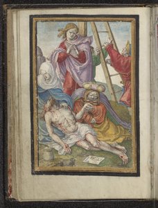 Ristiin ottaminen Passion of Christ (sarjan nimi) tekijältä Lucas van Leyden