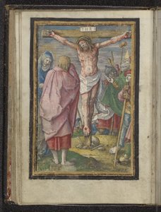 Kristuksen ristiinnaulitseminen Passion of Christ (sarjan nimi) tekijältä Lucas van Leyden