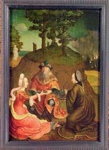 Lootin tyttäret juottavat isänsä Viiniä, n. 1508-1515 (öljy tammella)