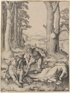 Mahomet ja munkki Sergius tekijältä Lucas van Leyden