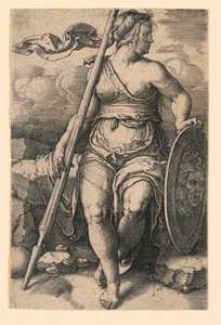 Pallas Athena (Minerva) tekijältä Lucas van Leyden