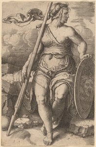 Pallas Athene tekijältä Lucas van Leyden