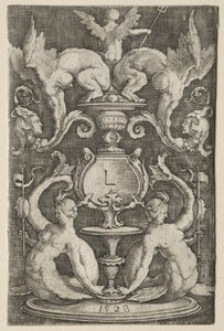 Ornamenttitaulu, 1528. tekijältä Lucas van Leyden