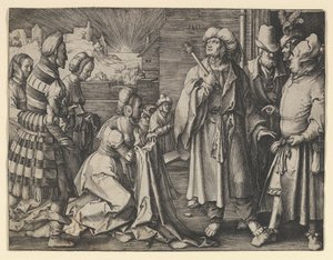 Potifarin vaimo syytti Joosefia, 1512.