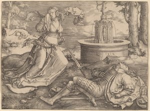 Pyramus ja Thisbe tekijältä Lucas van Leyden