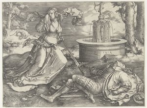 Pyramus ja Thisbe tekijältä Lucas van Leyden