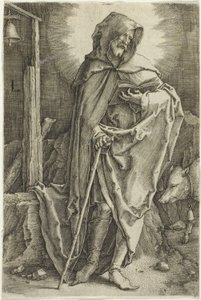 Pyhä Anthony tekijältä Lucas van Leyden