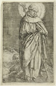 Pyhä Dominic tekijältä Lucas van Leyden