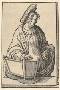 Samarialainen Sibyl, Sibylit-sarjasta, n. 1530. tekijältä Lucas van Leyden