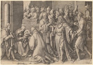 Maagien palvonta tekijältä Lucas van Leyden