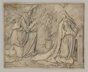 Ilmoitus, n. 1516. tekijältä Lucas van Leyden