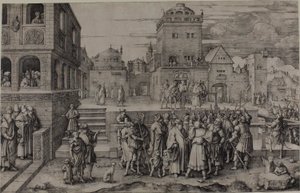 Suuri Ecce Homo tekijältä Lucas van Leyden