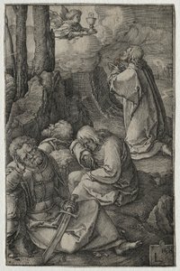 Passion: Agony in the Garden, 1521. tekijältä Lucas van Leyden
