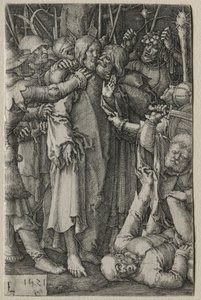 Passion: Jeesuksen vangitseminen, 1521. tekijältä Lucas van Leyden