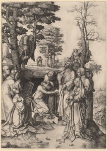 Lasaruksen herättäminen tekijältä Lucas van Leyden