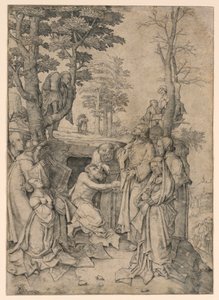 Lasaruksen ylösnousemus tekijältä Lucas van Leyden