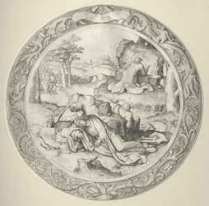 Pyöreä intohimo, 1509. tekijältä Lucas van Leyden