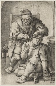 Kirurgi, 1524. tekijältä Lucas van Leyden