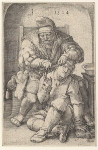 Kirurgi, 1524. tekijältä Lucas van Leyden