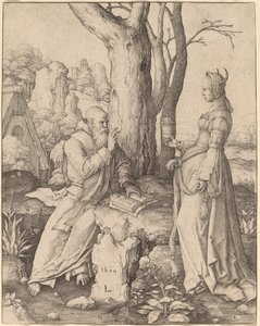 Pyhän Antoniuksen kiusaus tekijältä Lucas van Leyden