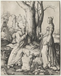 Pyhän Antoniuksen kiusaus tekijältä Lucas van Leyden